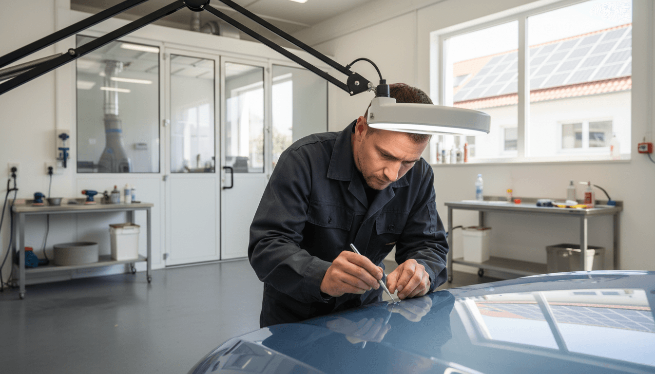 Steinschlagreparatur Hechingen — Windschutzscheibe & Lack professionell instand setzen